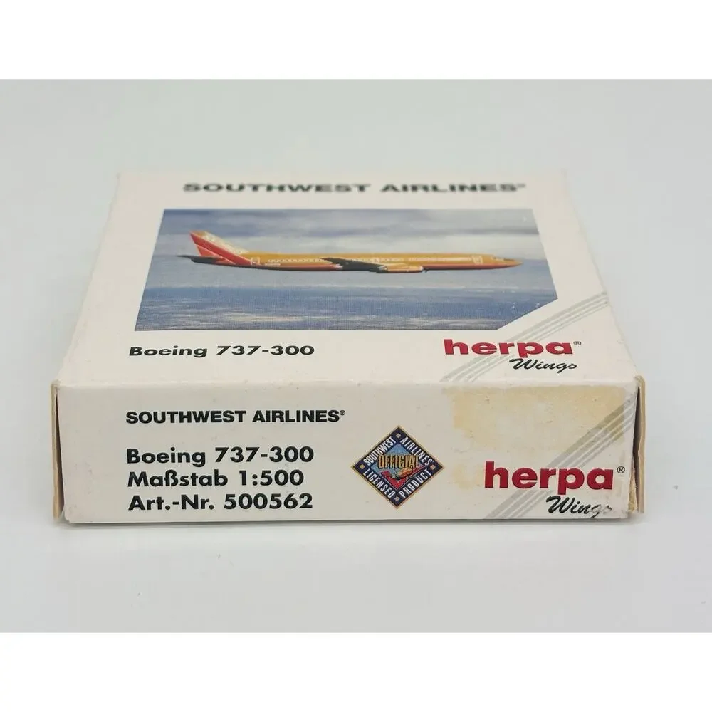 Herpa Wings 1:500 Southwest Airlines Boeing 737-300 Diecast 500562 New